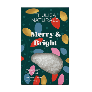 Bergamot Plum Holiday Bath Salt Soak︱Holiday Wellness Gift