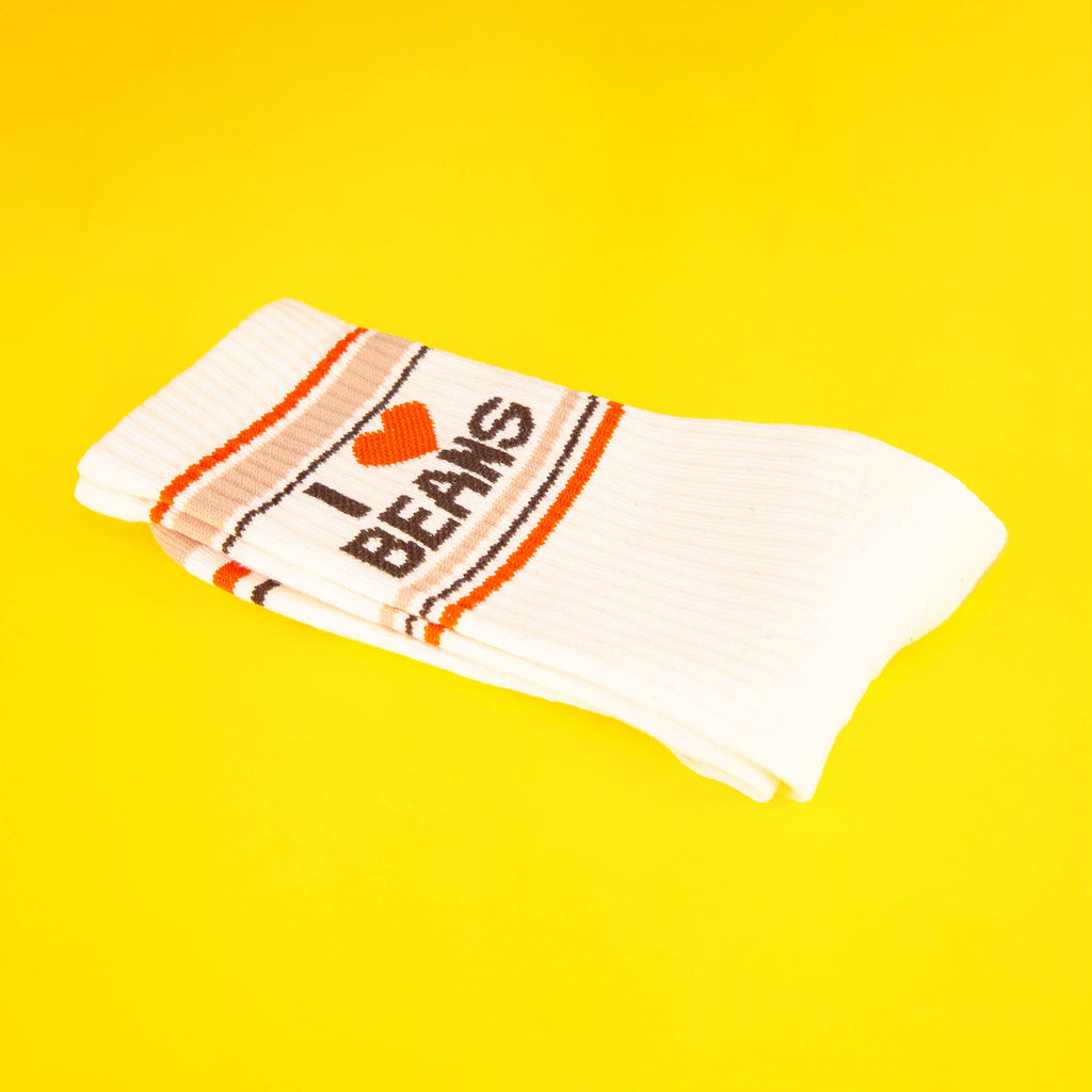 I ❤️ Beans Gym Crew Socks