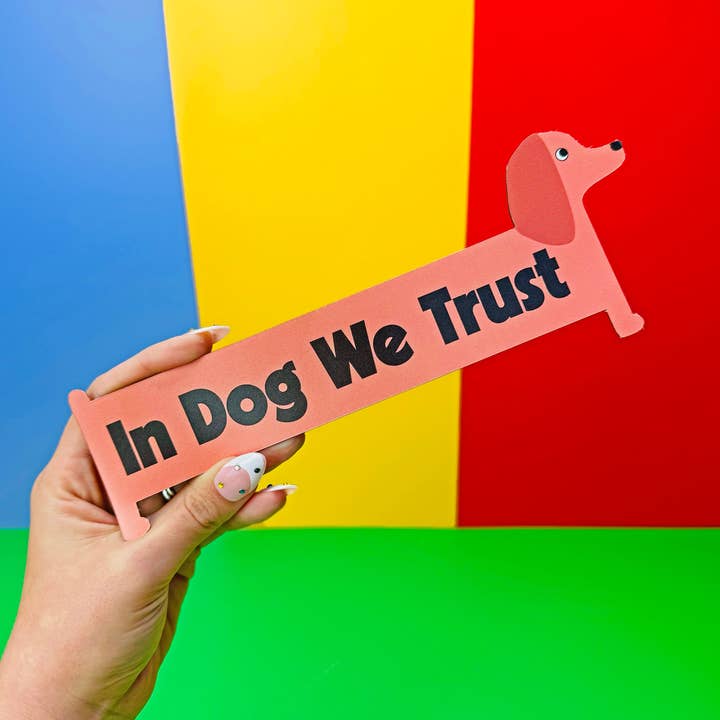 In Dog We Trust Car Magnet
