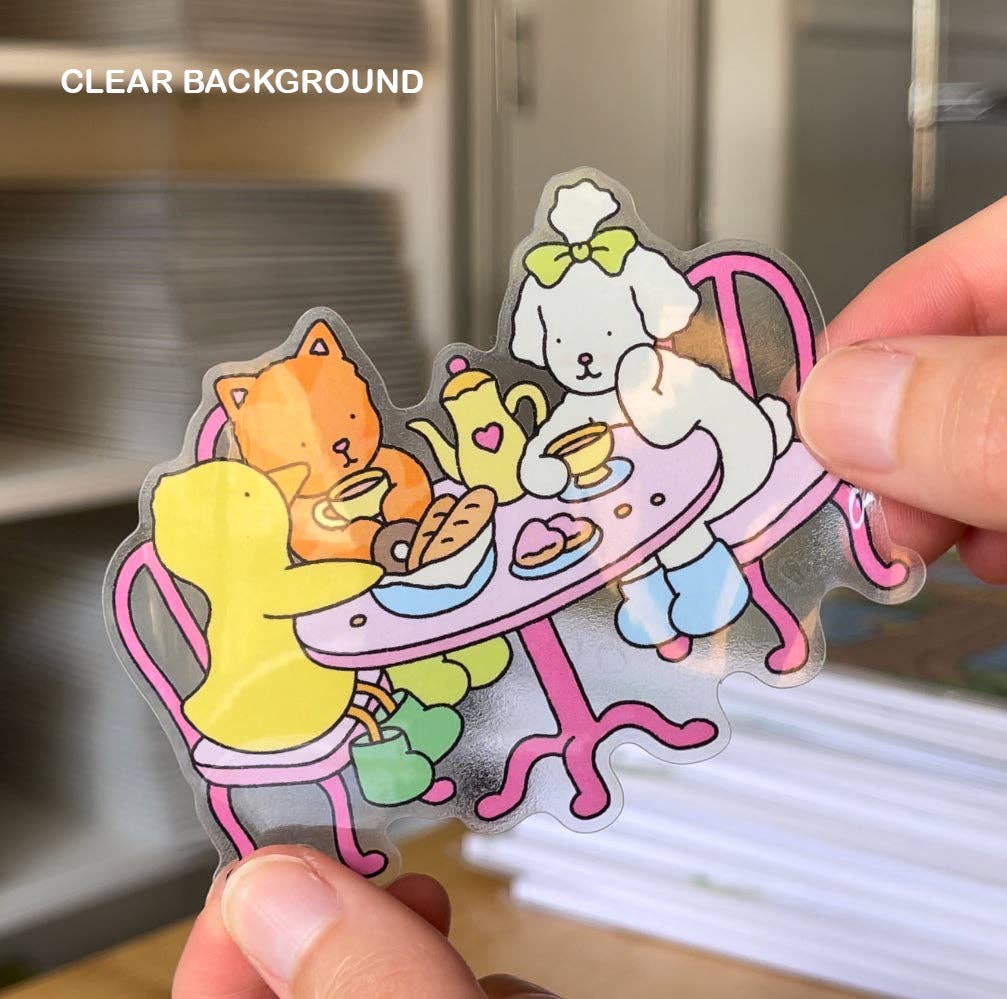 Tea Time Sticker