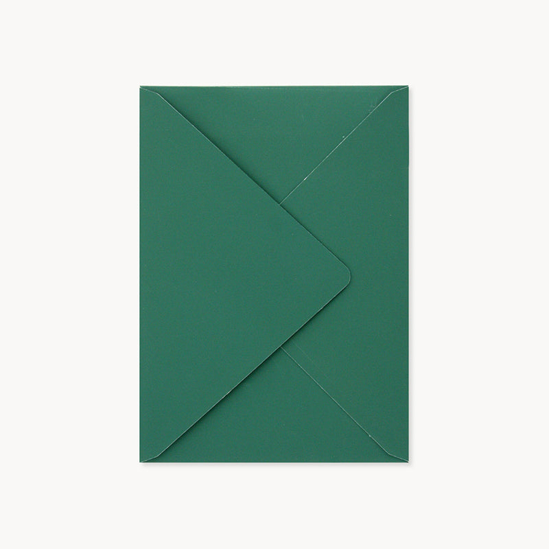 Dwell Mid-Century Gold Foil Green Flocking Greeting Card