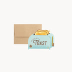 Toaster Cheers Popup Card