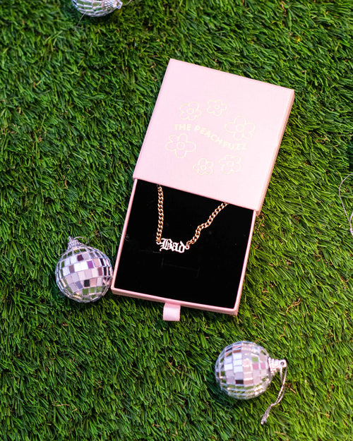 Bad Nameplate Necklace