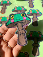 Frogshroom Sticker