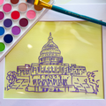 Watercolors: DC Monument Pop Art