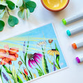 Wildflowers of Capitol Hill Pop Art 5x7