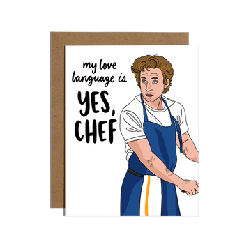 Yes Chef Love Language Card