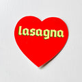 Lasagna Heart Sticker