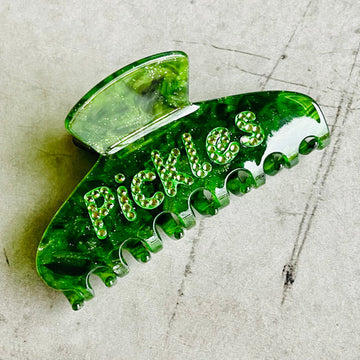 Pickles Rhinestone Hair claw clip