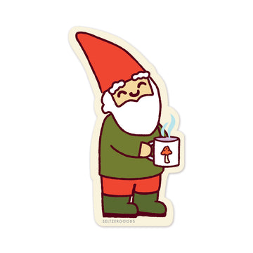 Gnome Mug Sticker