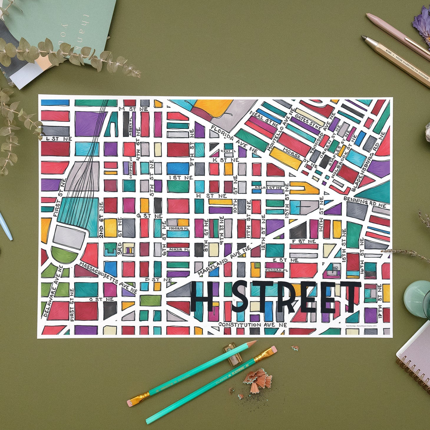 H Street Print