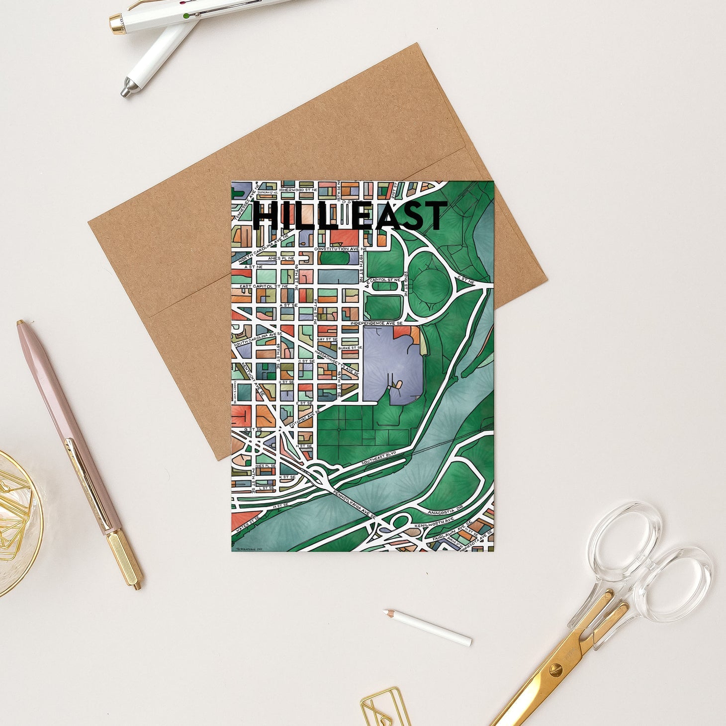 Hill East Card