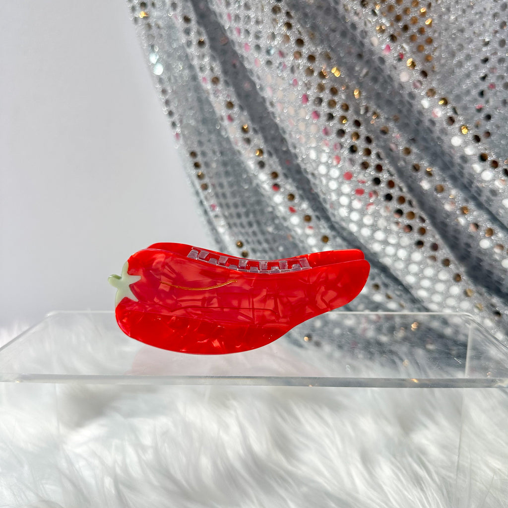 Chili Pepper Claw Hair Clip (Large)