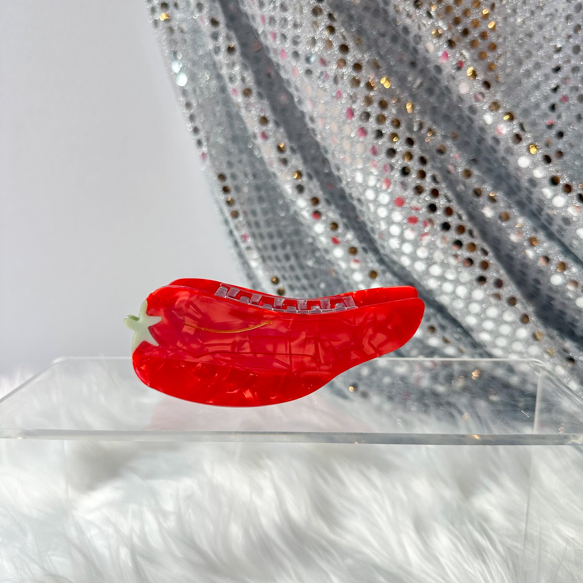 Chili Pepper Claw Hair Clip (Large)