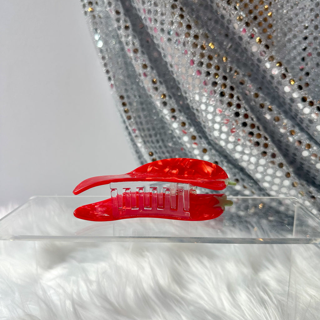 Chili Pepper Claw Hair Clip (Large)