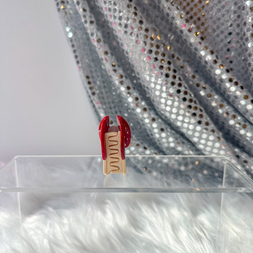 Mushroom Claw Hair Clip (Medium)