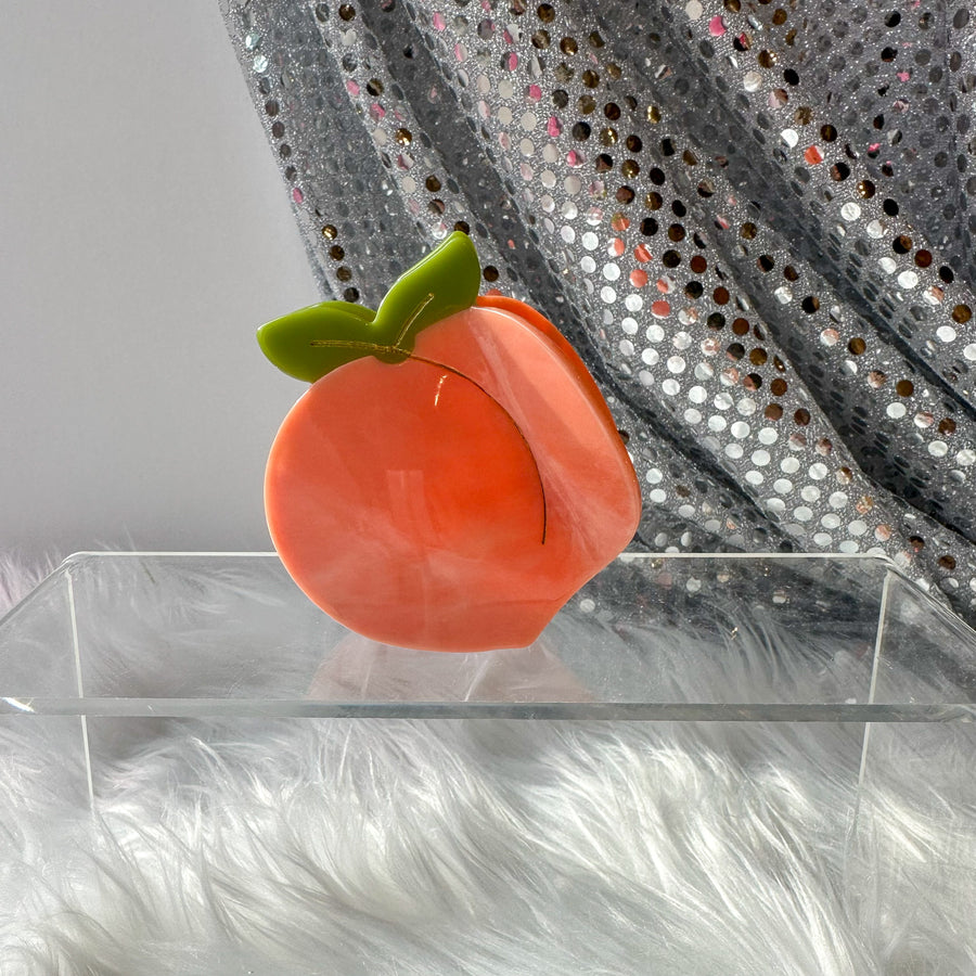 Peach Claw Hair Clip (Large)