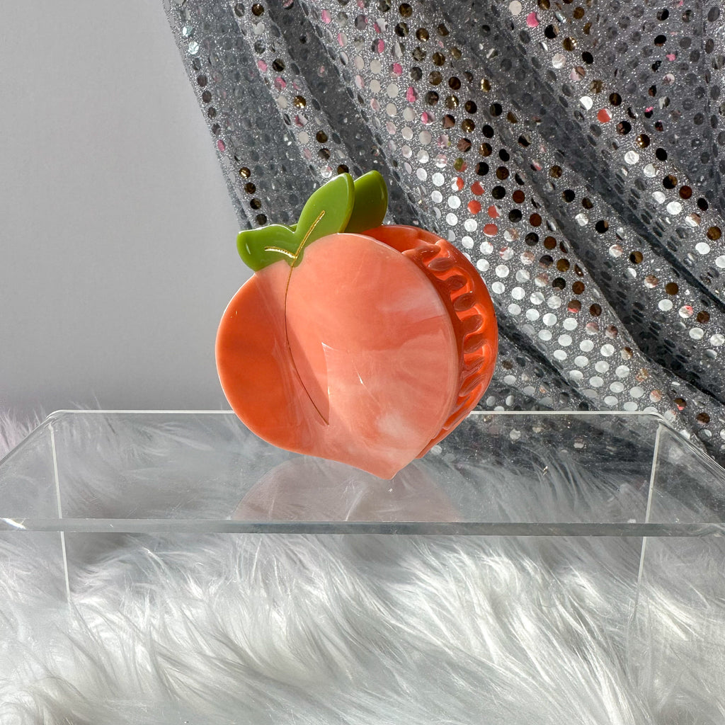 Peach Claw Hair Clip (Large)
