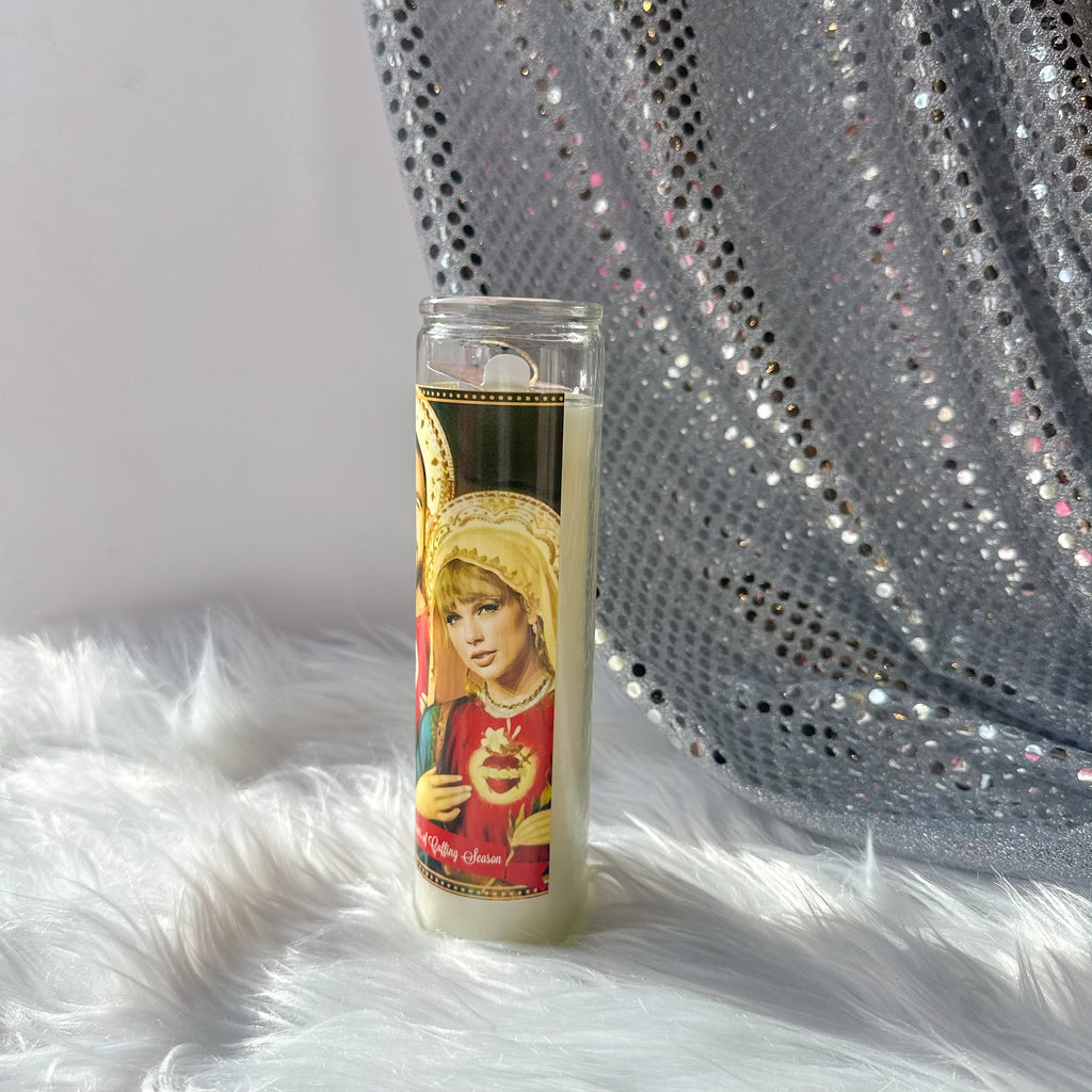 Taylor Swift & Travis Kelce Altar Prayer Candle