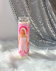 Barbie Altar Prayer Candle