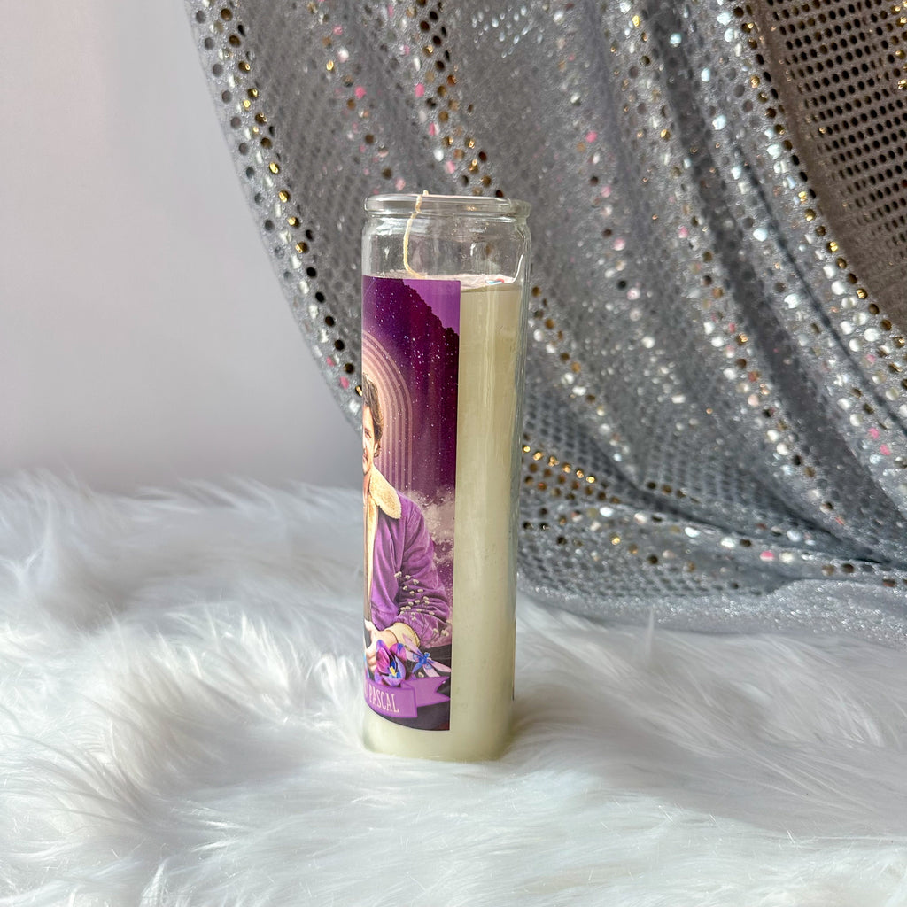Pedro Pascal Altar Prayer Candle
