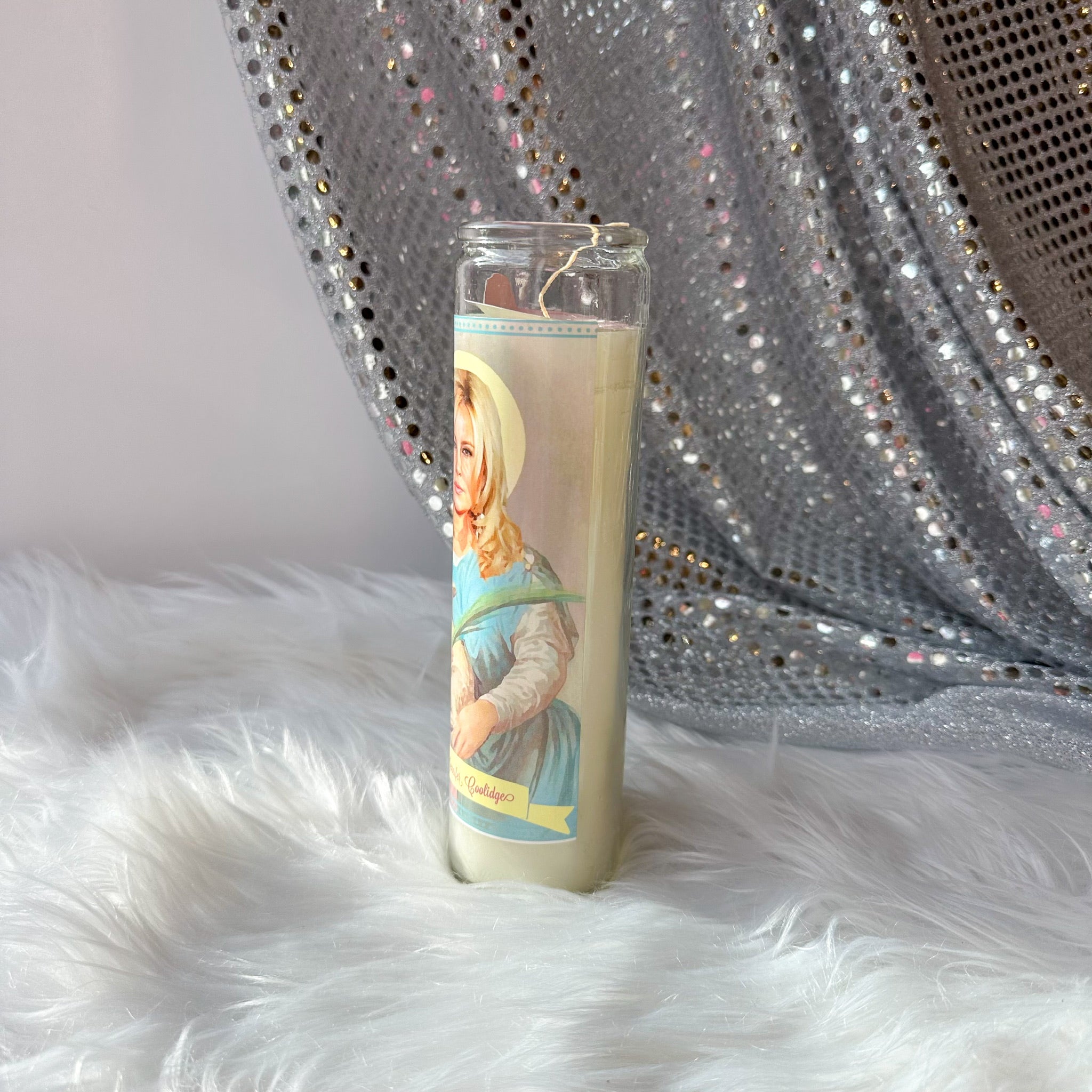 Jennifer Coolidge Altar Prayer Candle