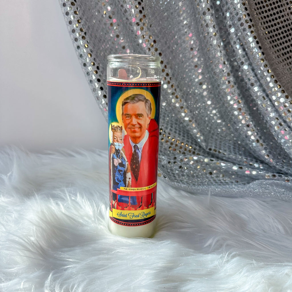 Mister Rogers Altar Prayer Candle