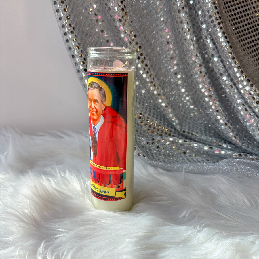 Mister Rogers Altar Prayer Candle