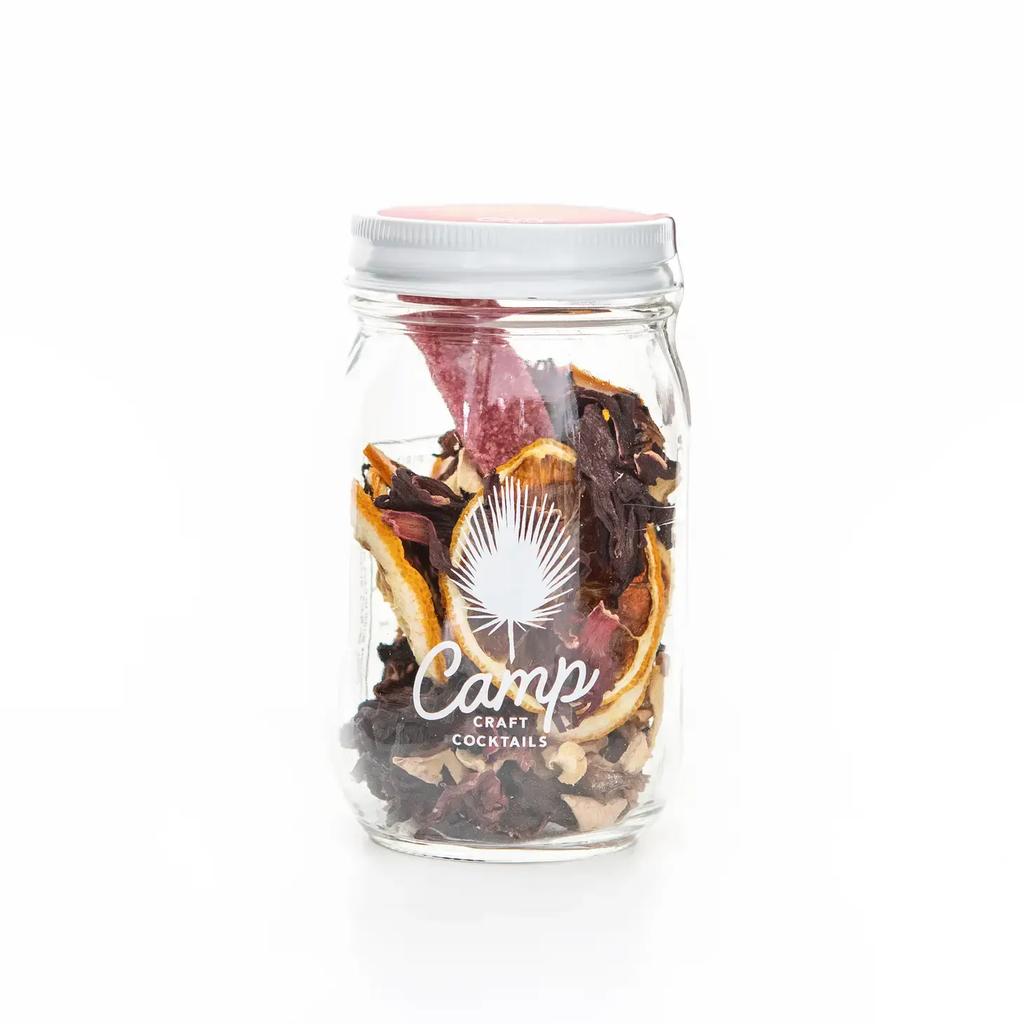 Camp Craft Cocktails- Hibiscus Ginger Lemon