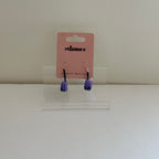 Purple Boba Earrings