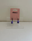 Purple Boba Earrings