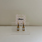Enamel Charm Hook -- beer bottle