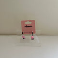 Pink Boba Earrings