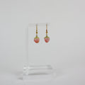Classy Hook -- glass fruit/flower bud pink
