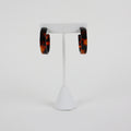 Resin Hoops - Brown tortoise