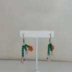 Dollhouse Mini Hook -- Beaded flower bouquet