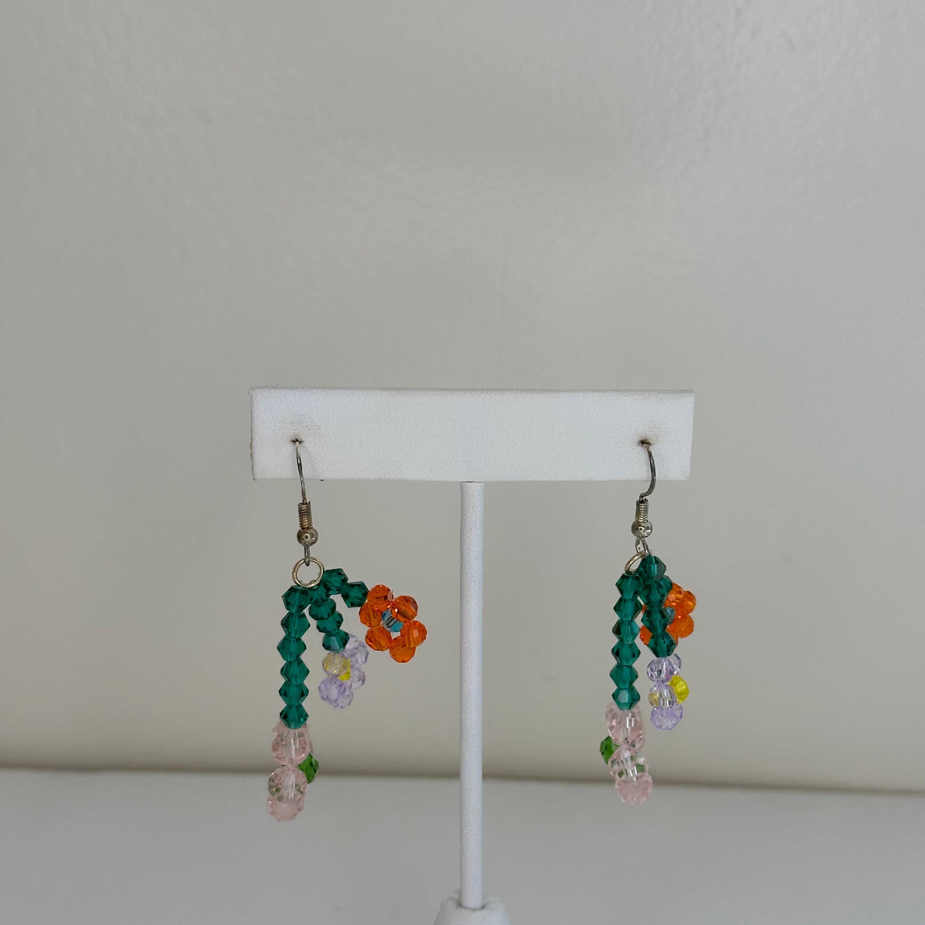 Dollhouse Mini Hook -- Beaded flower bouquet