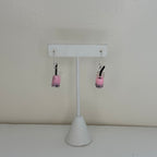 Pink Boba Earrings