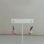 Pink Boba Earrings