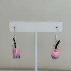 Pink Boba Earrings