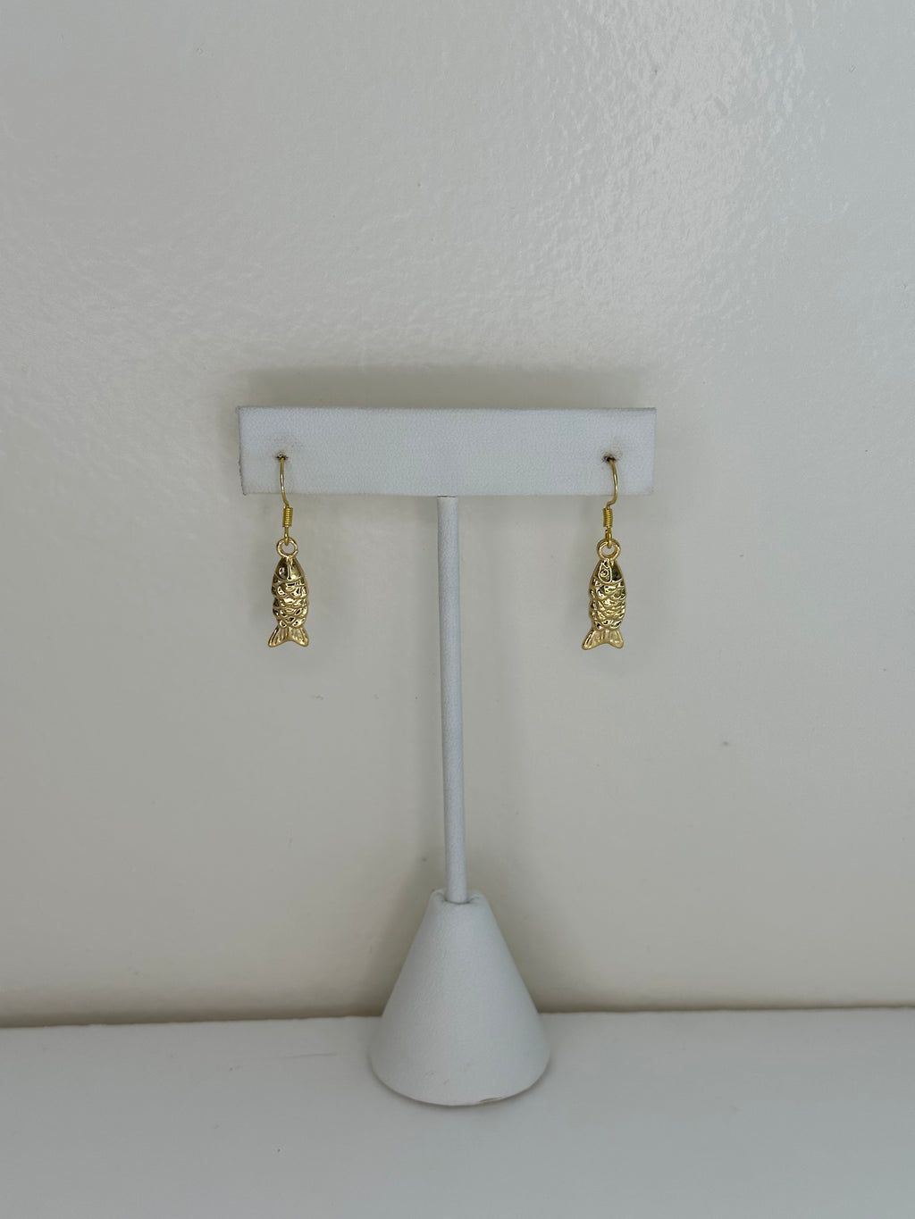 Gold Charm Hook -- Fish