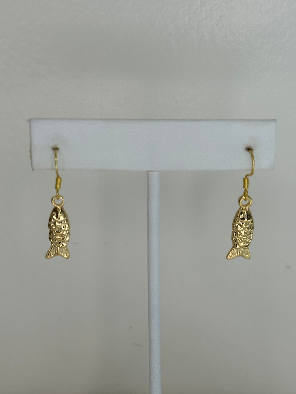 Gold Charm Hook -- Fish