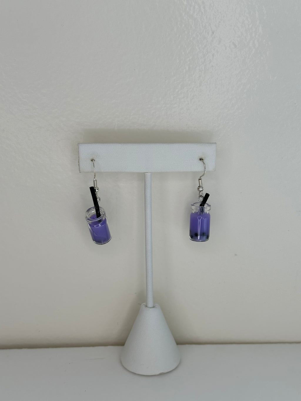 Purple Boba Earrings