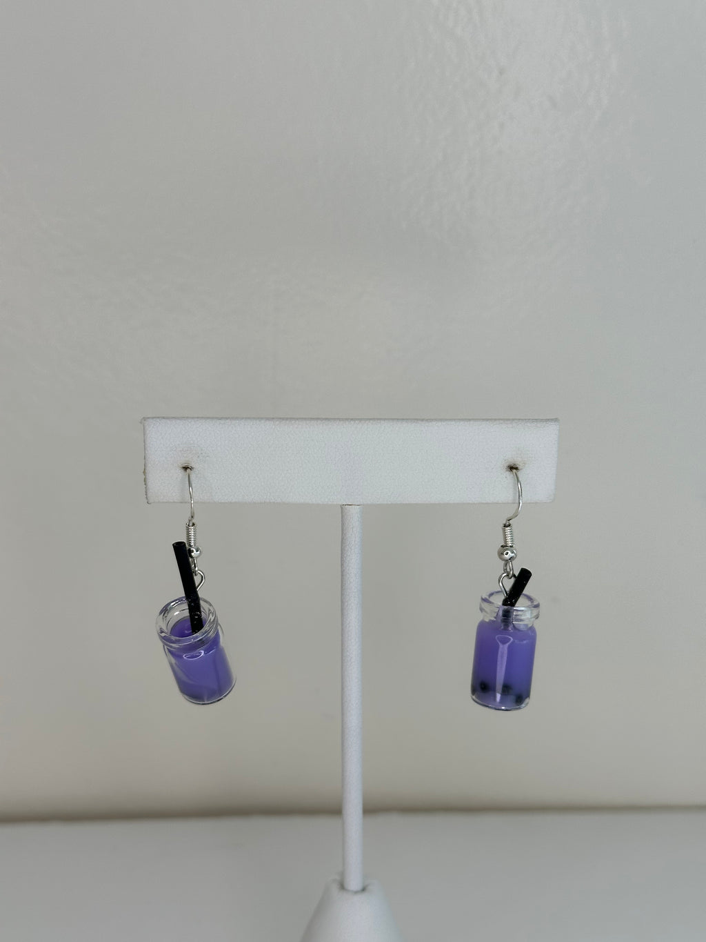 Purple Boba Earrings
