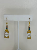 Enamel Charm Hook -- beer bottle