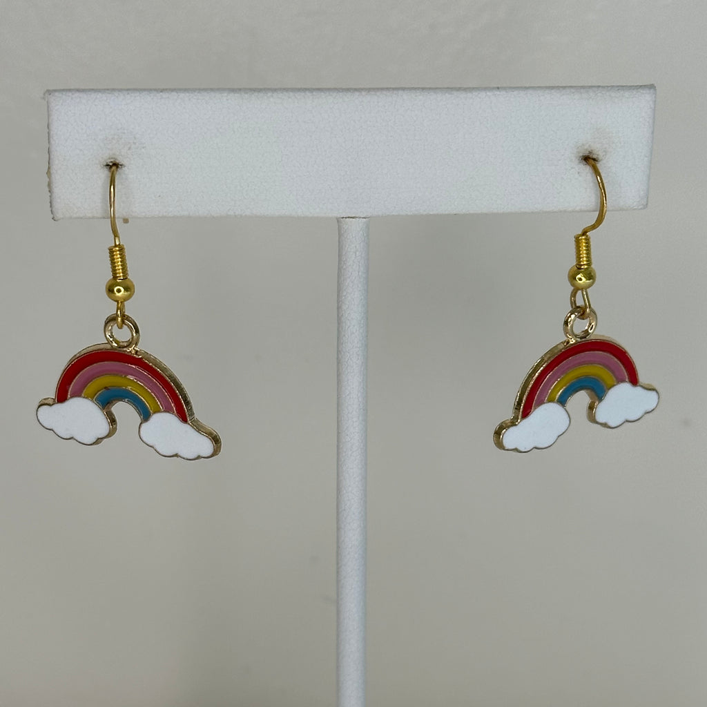 Enamel Charm Hook -- Rainbow