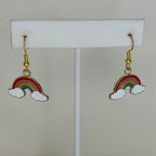 Enamel Charm Hook -- Rainbow