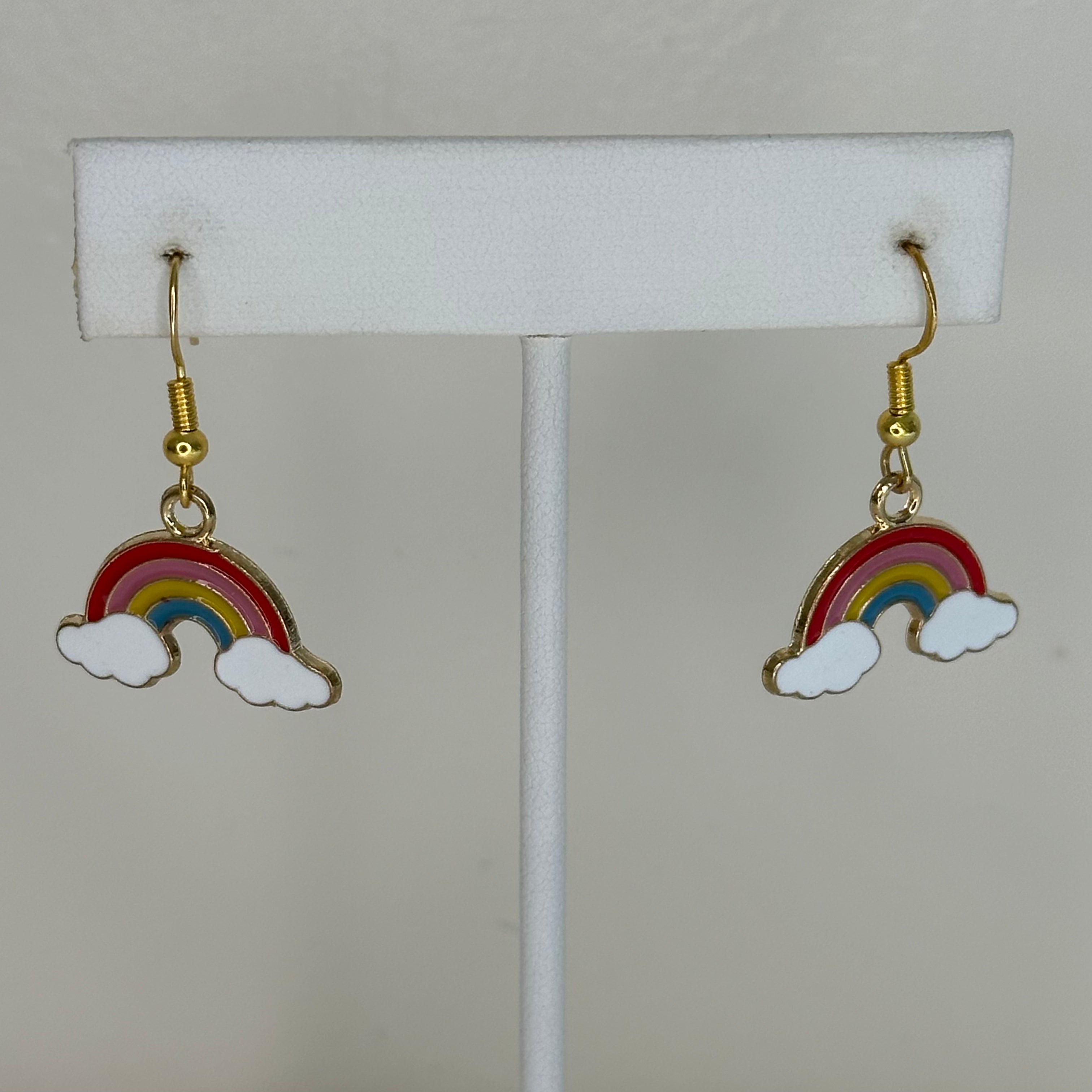 Enamel Charm Hook -- Rainbow