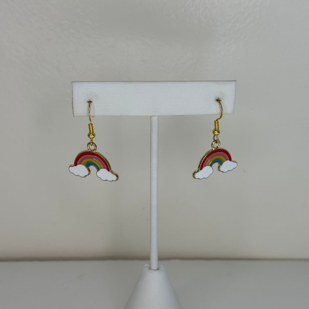Enamel Charm Hook -- Rainbow