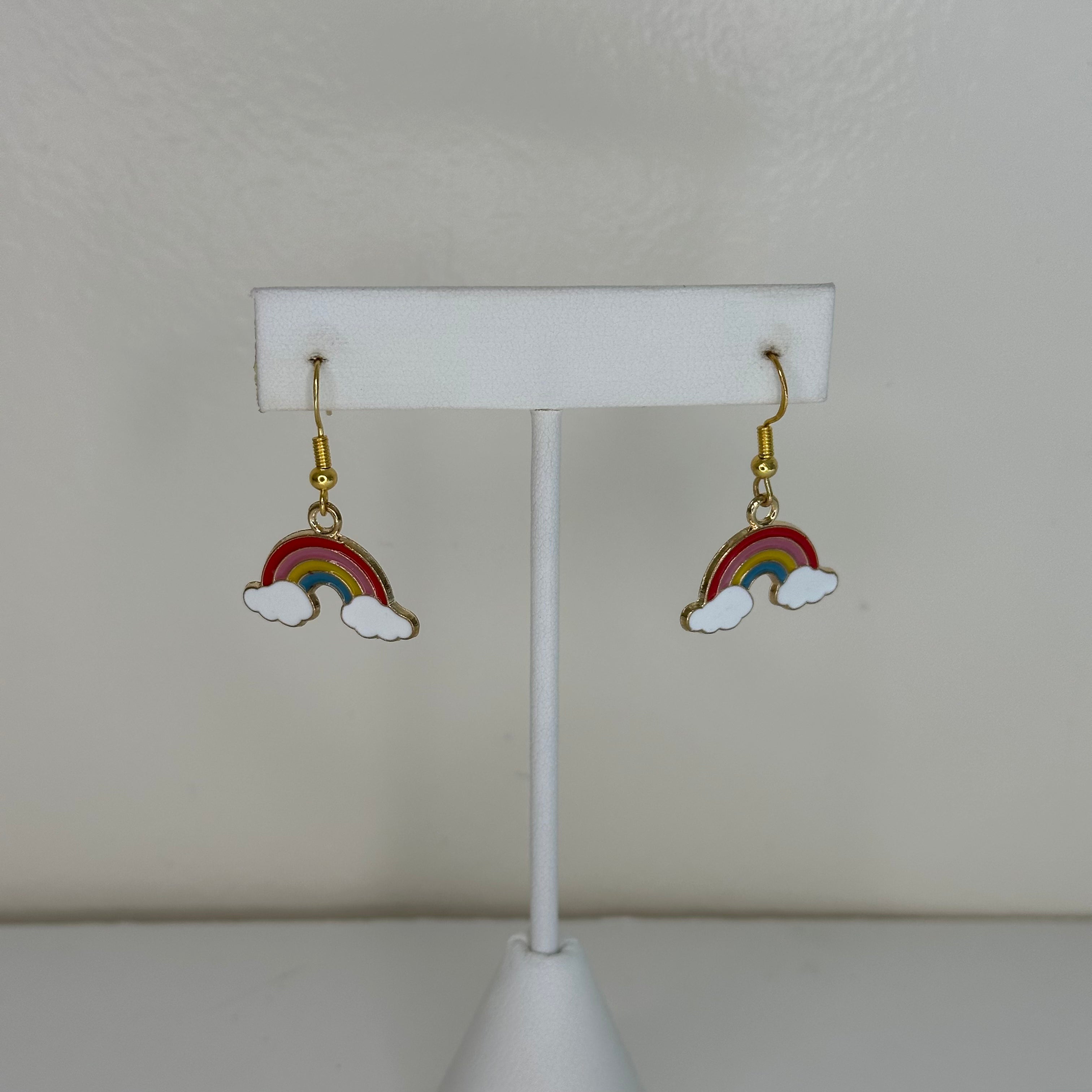 Enamel Charm Hook -- Rainbow